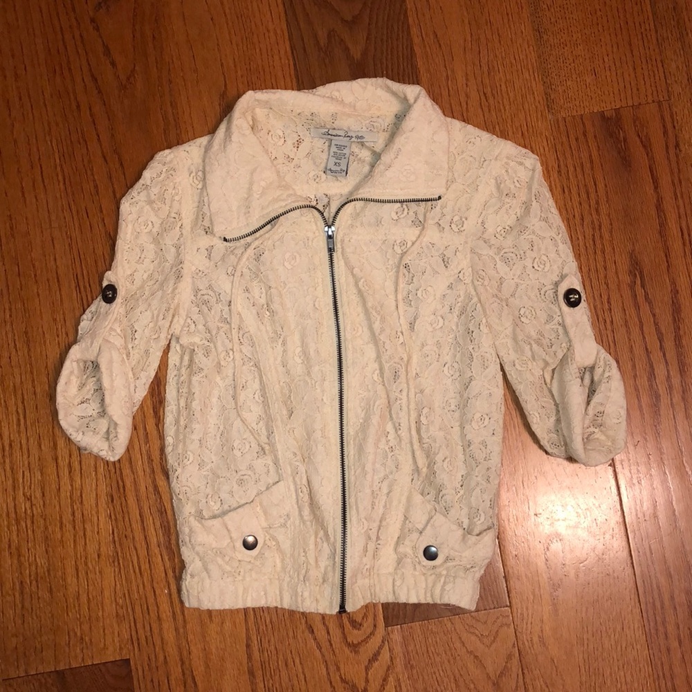American Rag Ivory Lace Jacket